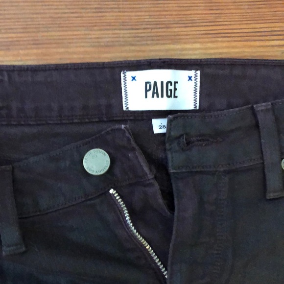 Paige - Verdugo Ankle Purple Coated Skinny Jeans - Picture 4 of 9